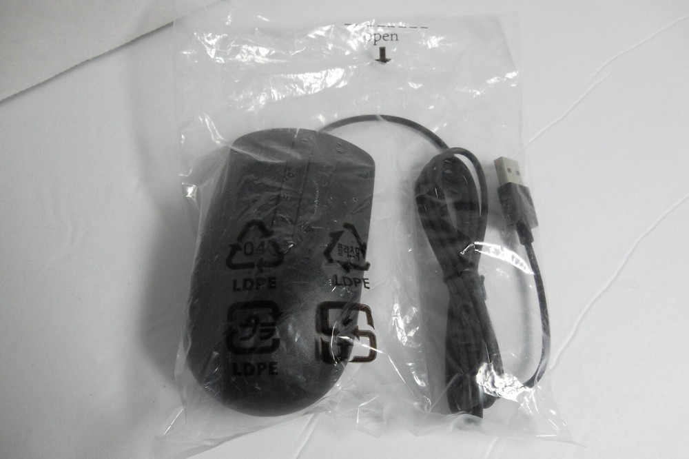 Dell Wired Scroll Optical Mouse - Black