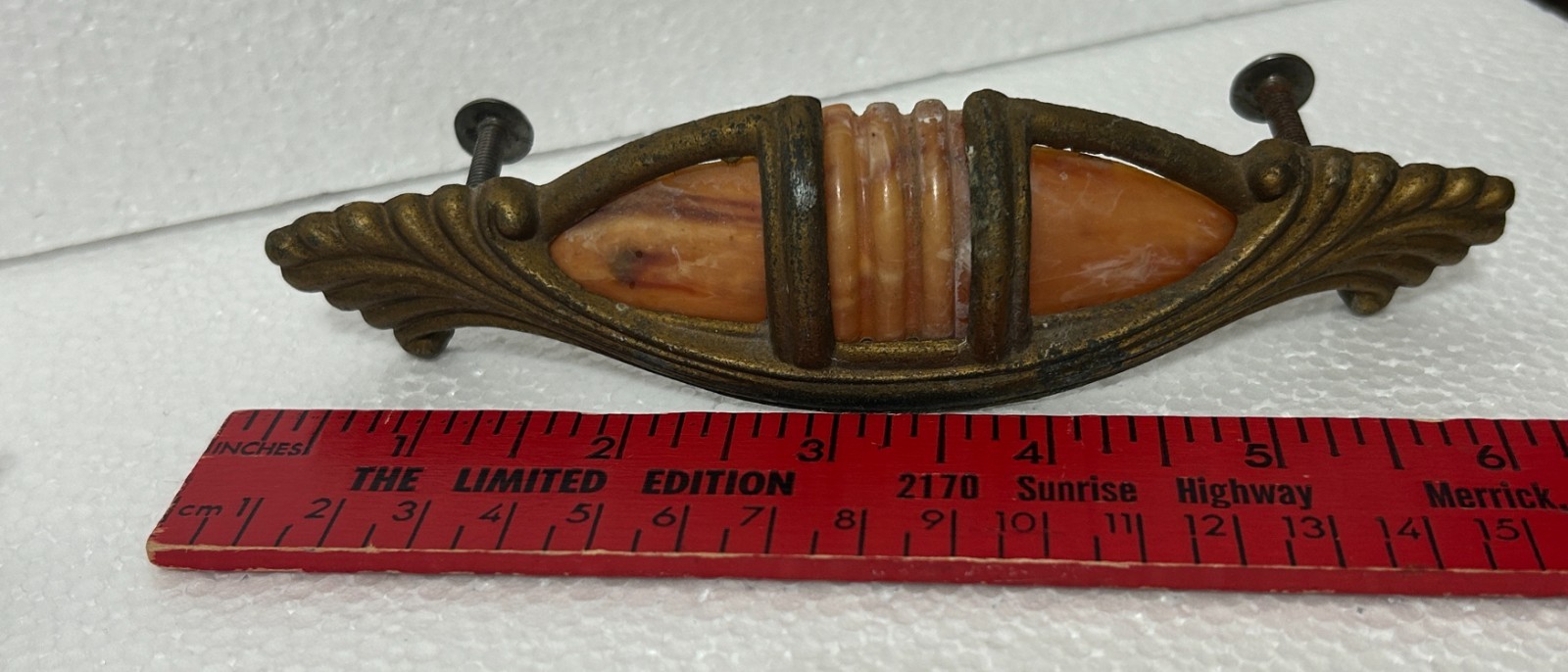 Vtg Art Deco Waterfall Style Dresser Drawer Pulls Handles Bakelite - 2 (M21)