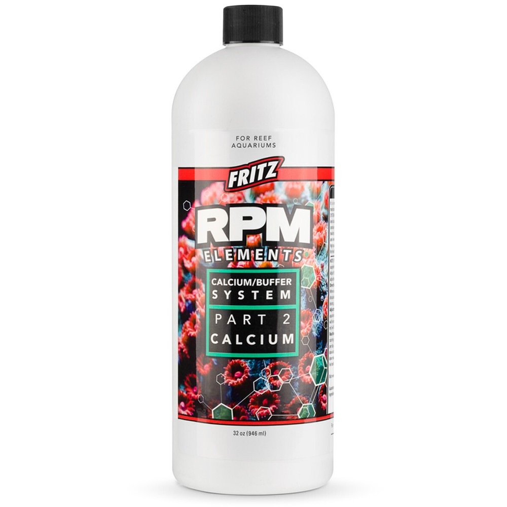 Fritz RPM Elements Part 2 Calcium 32oz Reef Aquarium Calcium Buffer System