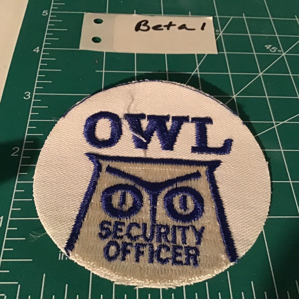 Owl Security Officer Patch 3"