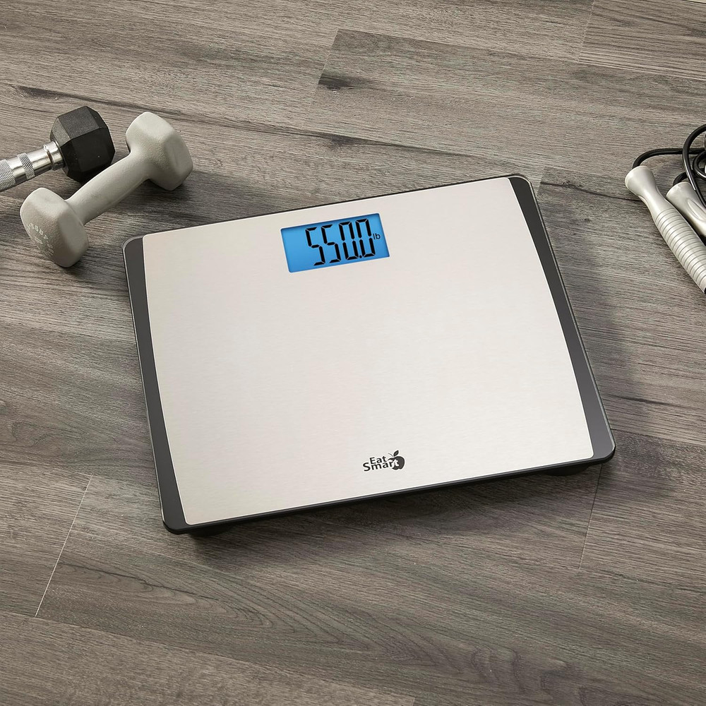 Eat Smart Precision 550 Pound Extra-High Capacity Digital Bathroom Scale for Bod