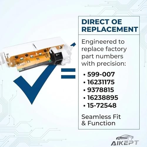 599-007 AC Heater Climate Control Panel Compatible with Chevy & GMC C1500