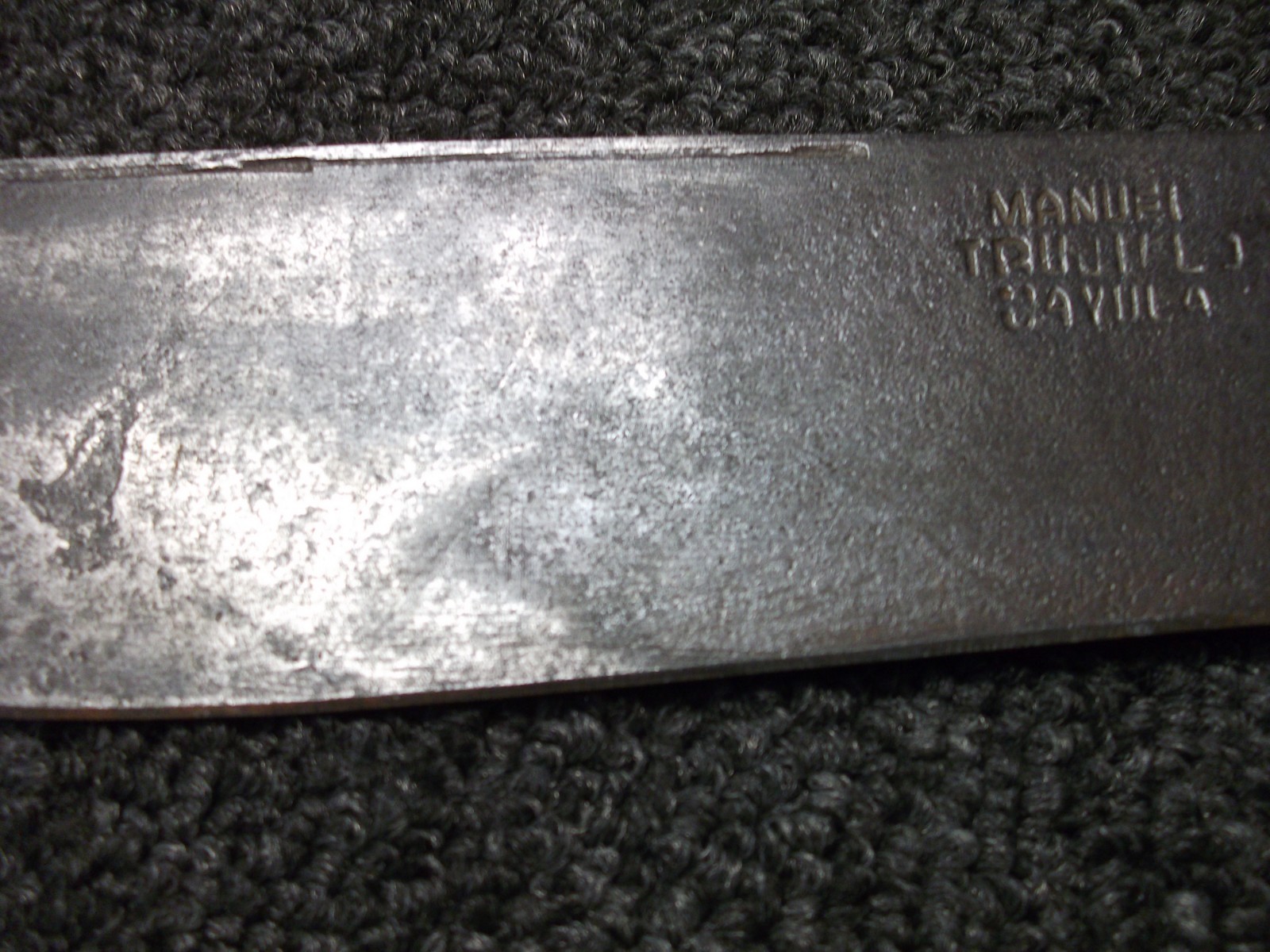 Vintage Mexican Bowie Knife Sayula Manuel Trujillo Forged Blade 13” Cuchillo