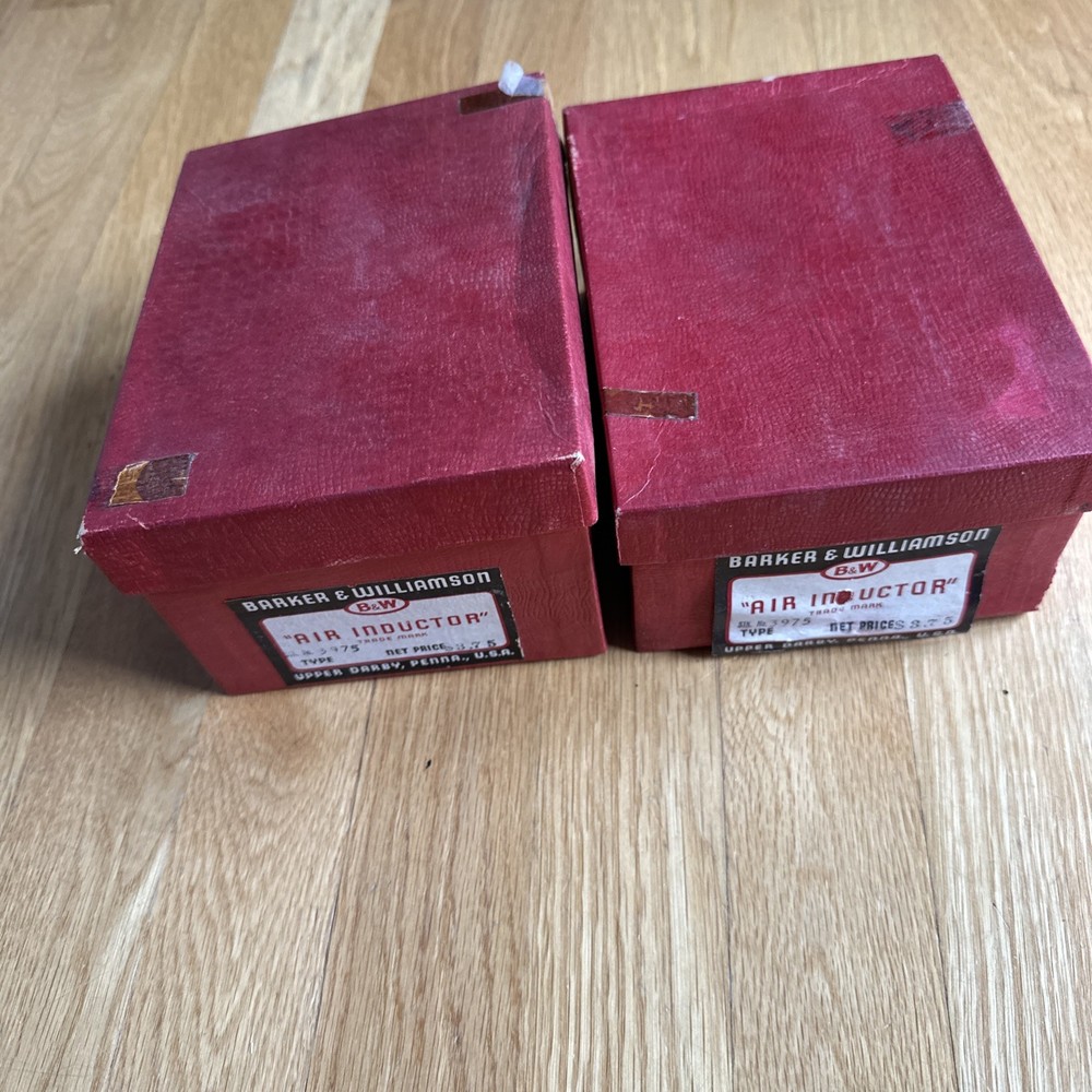 *READ* Set of 2 Barker & Williamson Type 3975 Balun Coils