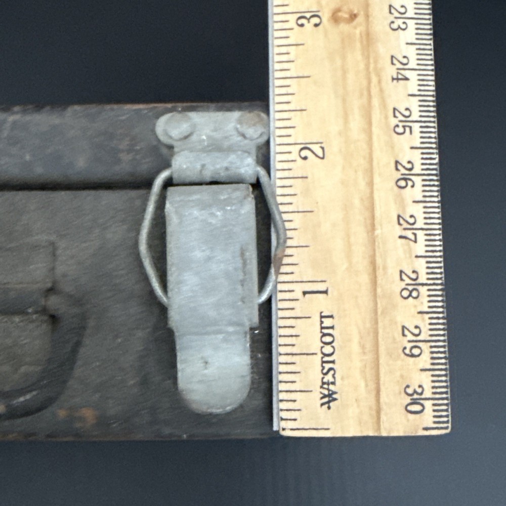 Vintage MSA Mine Safety Appliances First Aid Kit Box - EMPTY