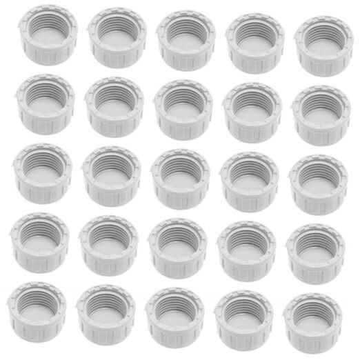 PVC Pipe End Cap 1/2-inch NPT Pipe Plug With Internal Thread Plug For White