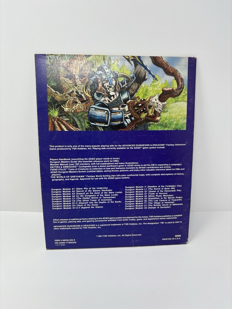 Advanced D & D - Dungeon Module UK1