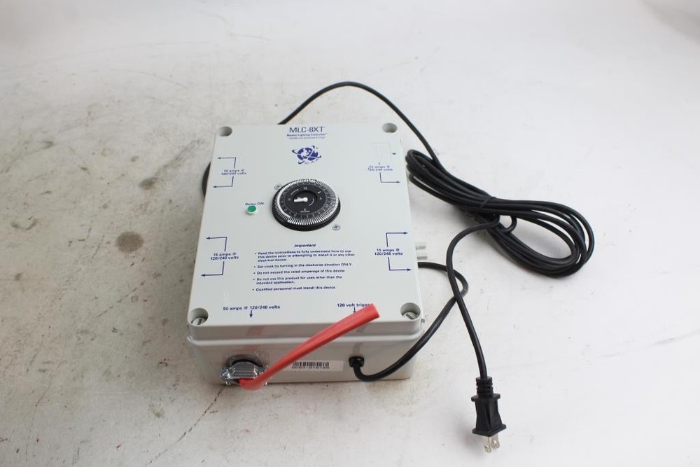 CAP MLC-8XT 8 Light 240V Master Lighting Controller Timer Panel