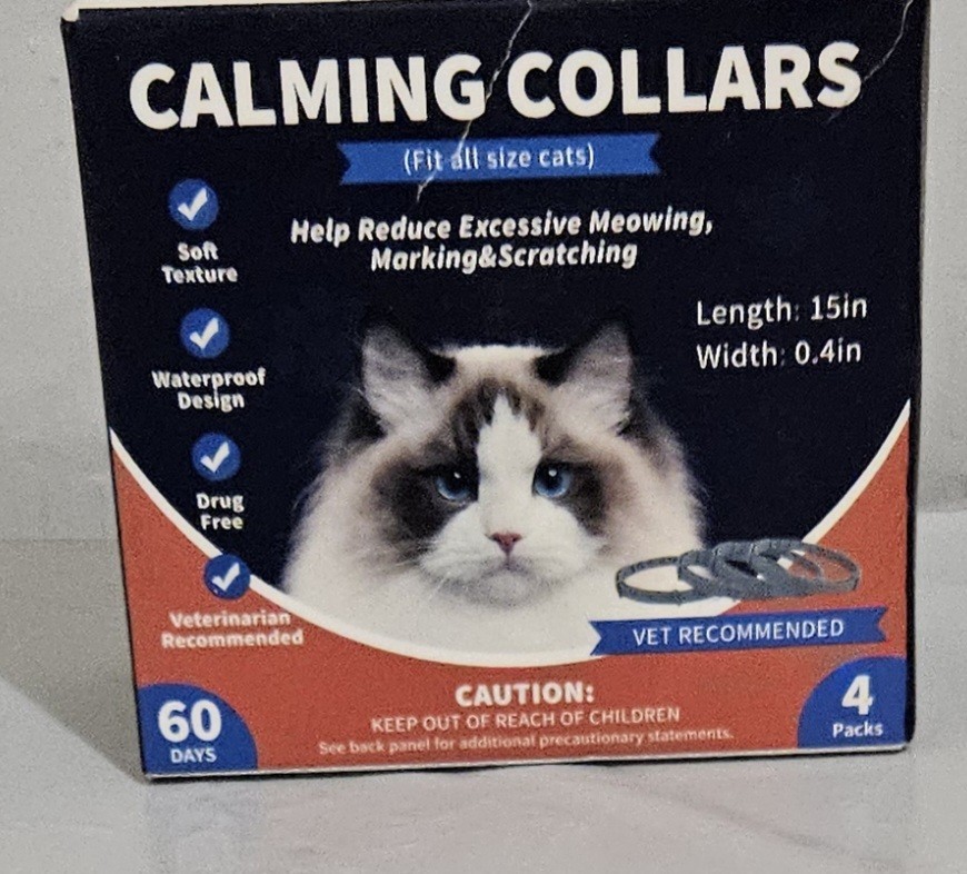 Calming Collar for Cats 2 Pack Anxiety Relief