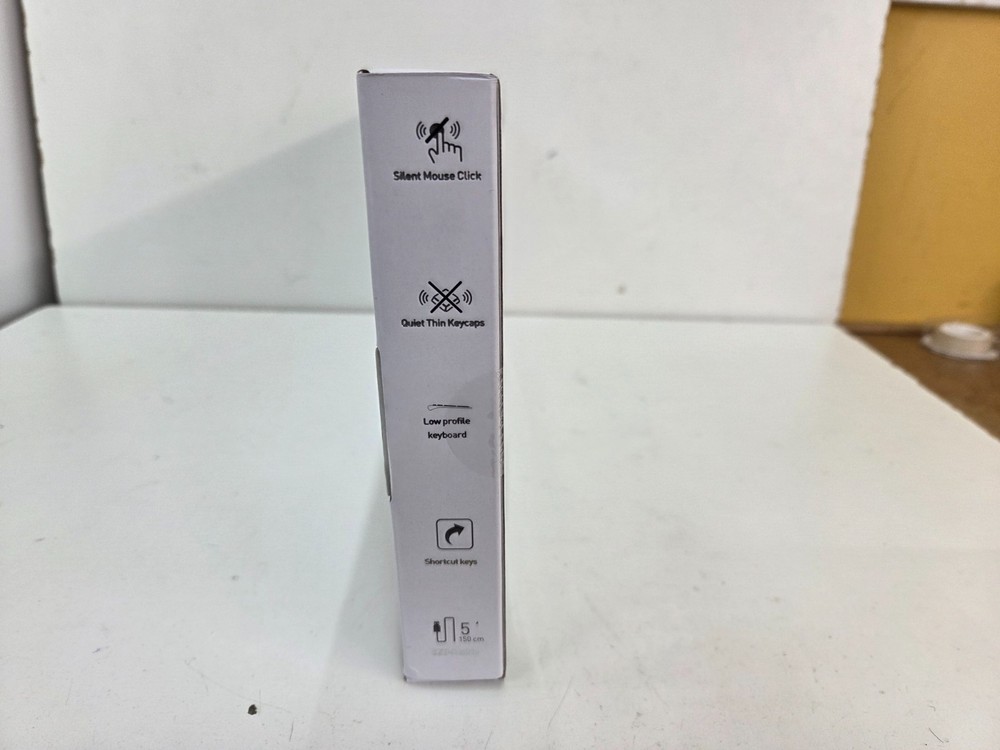 New Macally Compact USB Wired Keyboard and Mouse Combo for Mac and PC