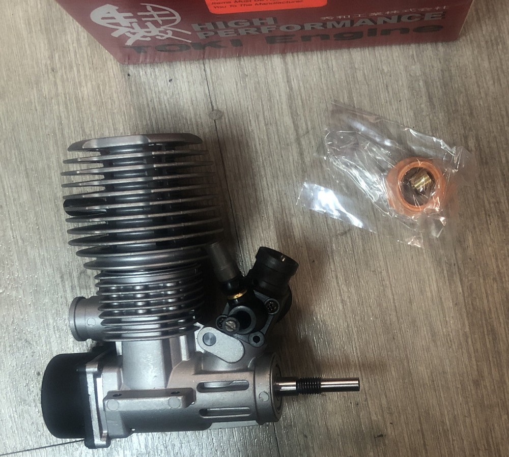 Toki Engine High performance, 21 slide carb, SG crank rear exhaust pull start