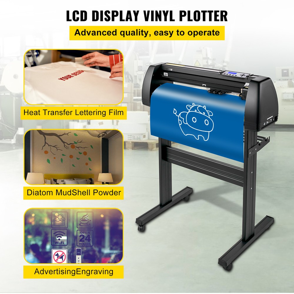 VEVOR Vinyl Cutter Machine Vinyl Plotter w/ Signmaster Software