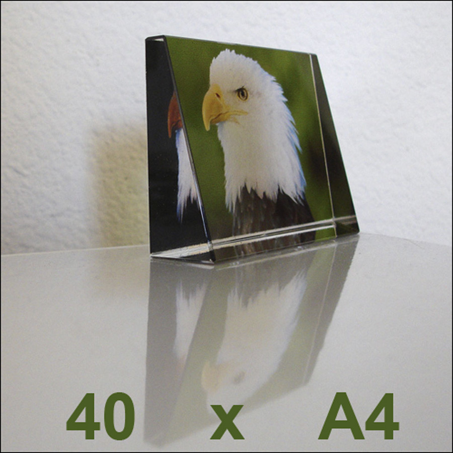 40 sheets Inkjet Clear Waterslide Transfer Decal Paper