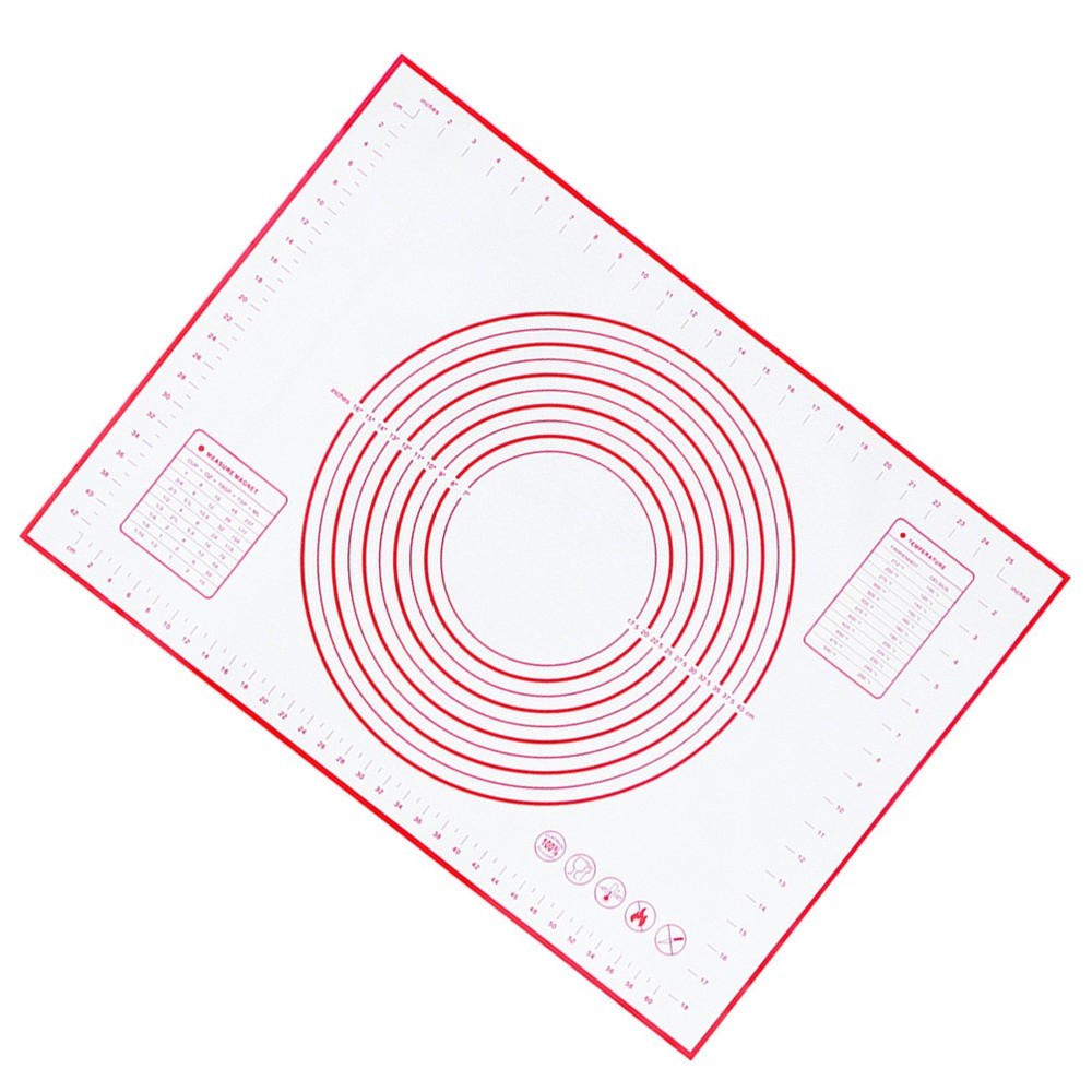 Non-Stick Baking Surface Silicone Dough Rolling Mat Pastry Thick Kitchen Tools