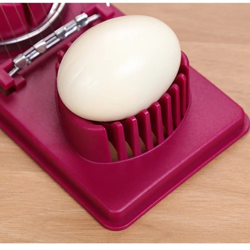 Egg Slicer Dicer Wedger Quick Easy Sharp Stainless Steel Wire Dishwasher-Safe