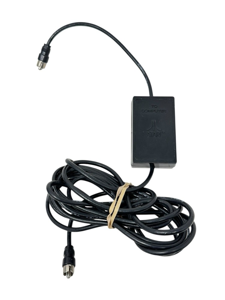 Atari 130XE Computer w/Box, Power Supply, Cables & Manual ~ Untested Powers On