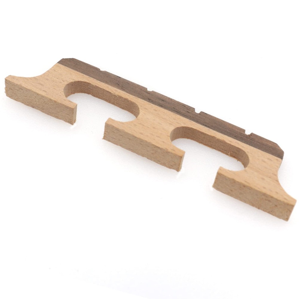 Cheerock 4-String Banjo Bridge, Ebony Maple Bridge 4 string, natural