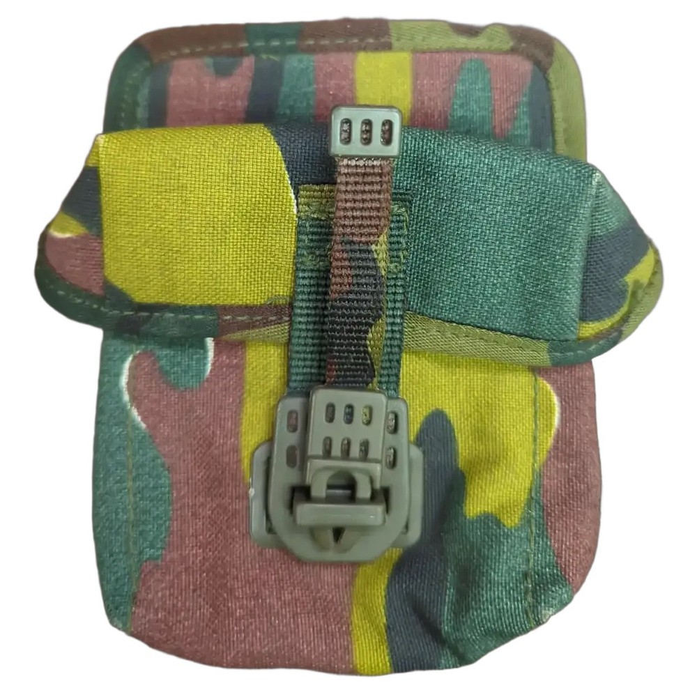 Authentic Belgian Jigsaw Camo Hi Power Mag Pouch Gen2 With Quick-Release Pull