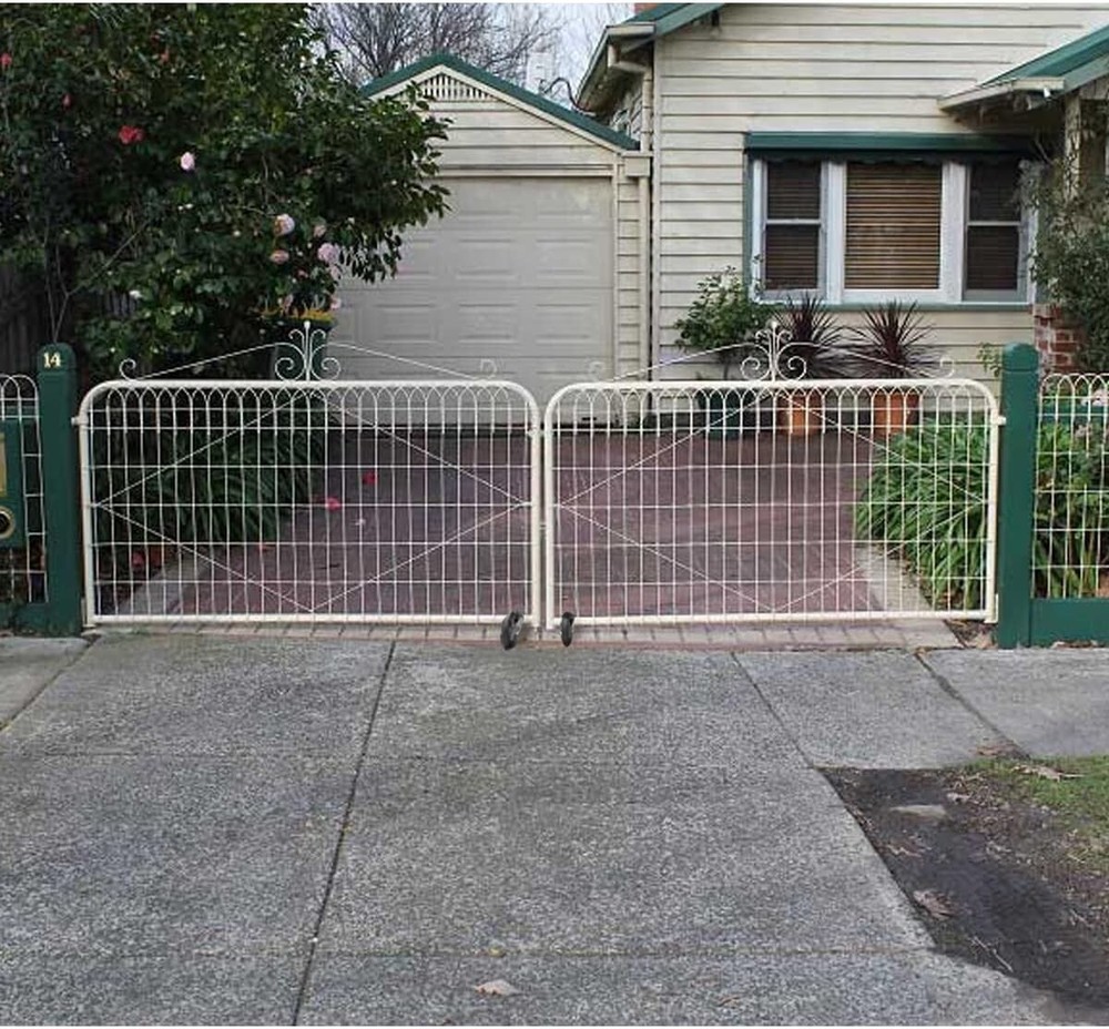 Gate Wheel Supporting Swing Gate with 1-3/8" Thru 2-1/8" Gate Frames Support