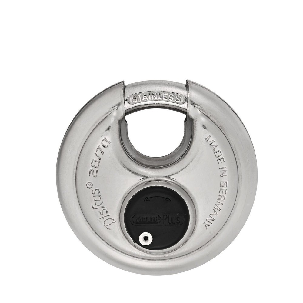 Abus 20/70 Diskus Plus Padlock, Keyed Different with 2 Keys