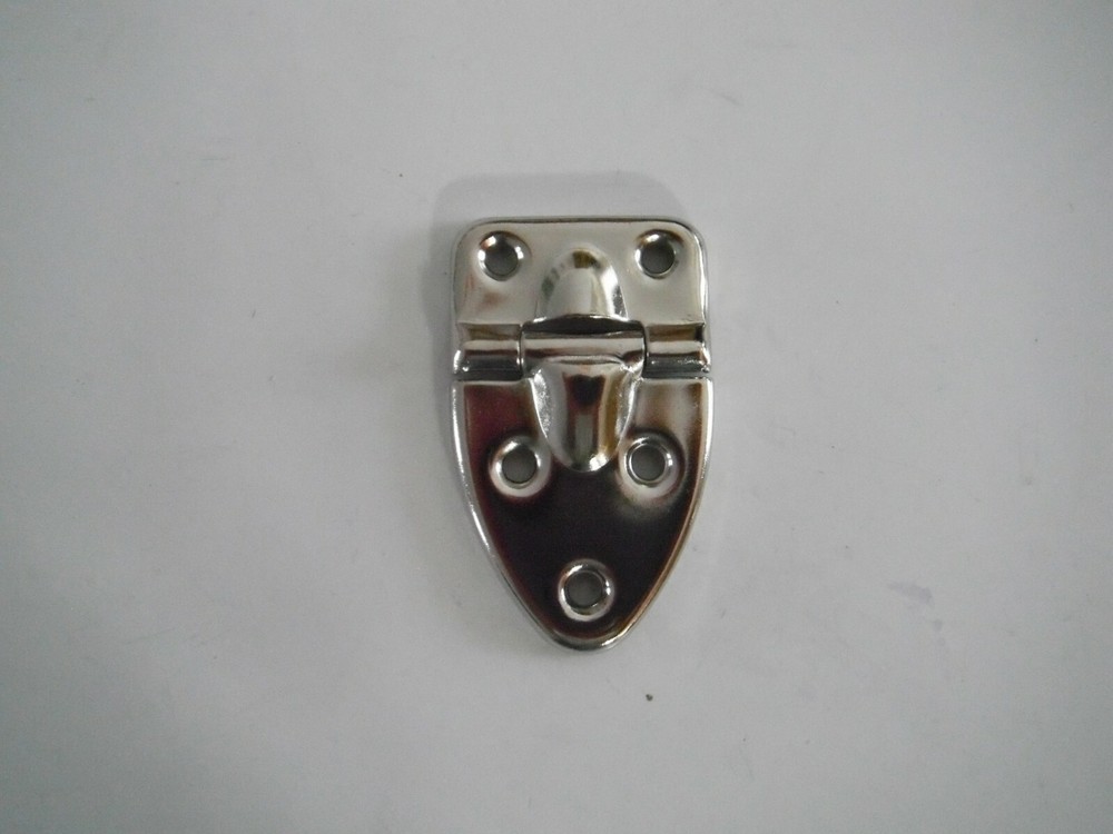Guitar Case Hinges Nickel, LARGE w/rivets