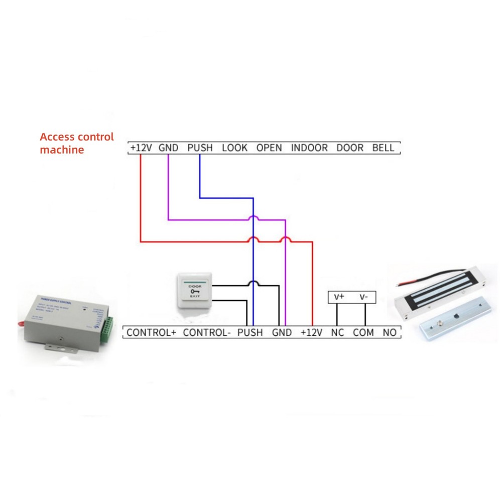 NEW Door Entry Access Control System, Electric Magnetic Lock 2 Remote Controls