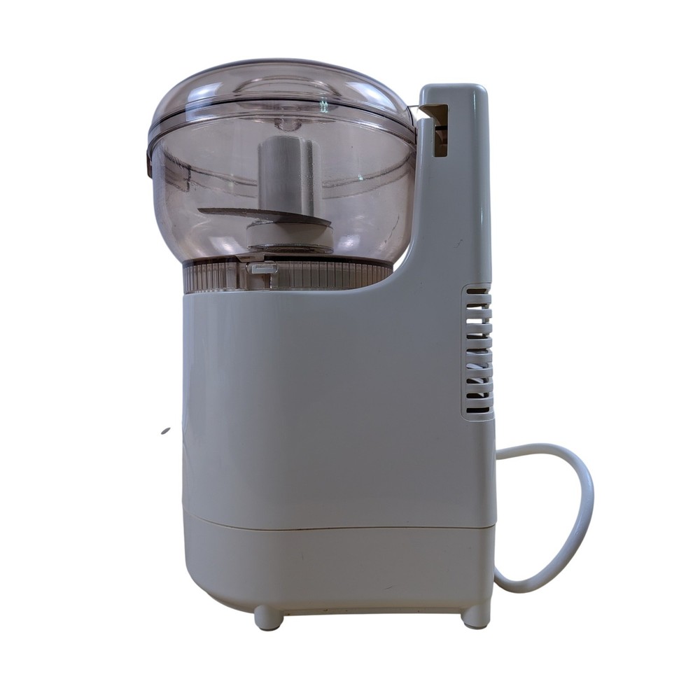 Sunbeam Oskar Food Processor Chopper White Vintage Model with Attachments