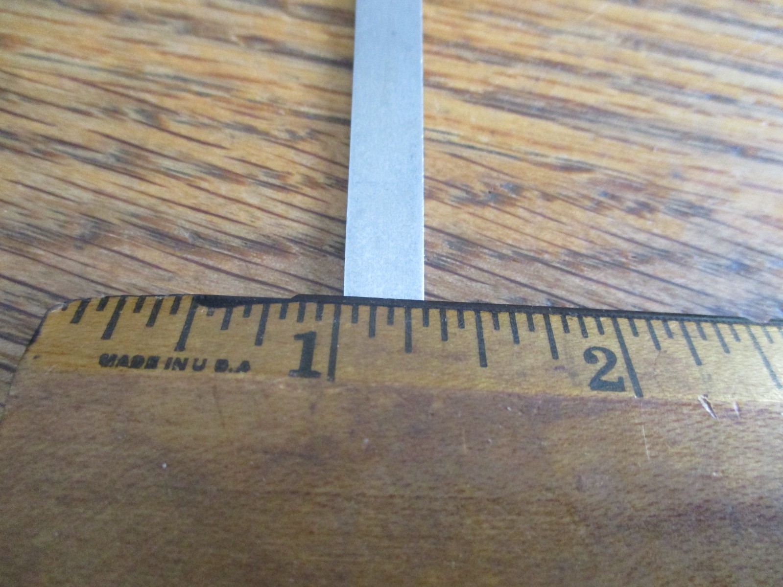 15 Stainless Steel Saw Back Knife Blade Blank Blank's NOS Colonial Knife USA