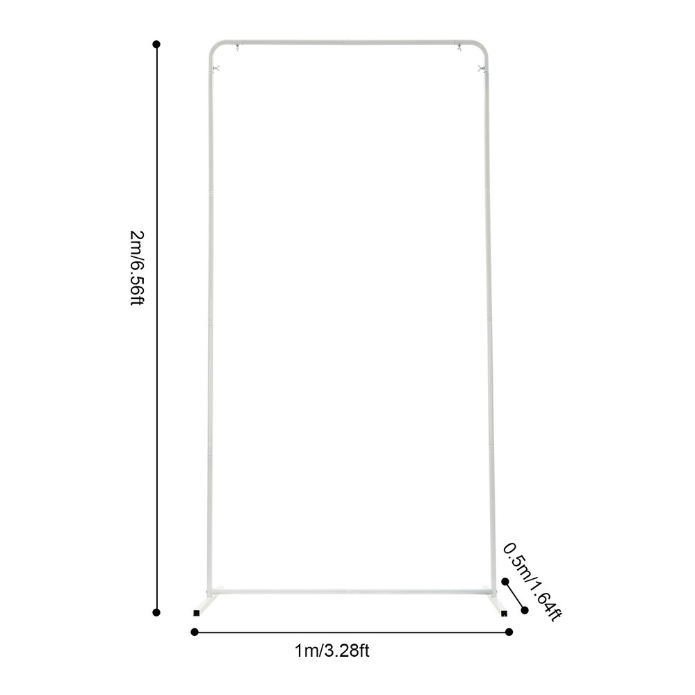 Modern Wedding Backdrop Stand 1*0.5*2m Backdrop Frame Backdrop Stand Rectangle