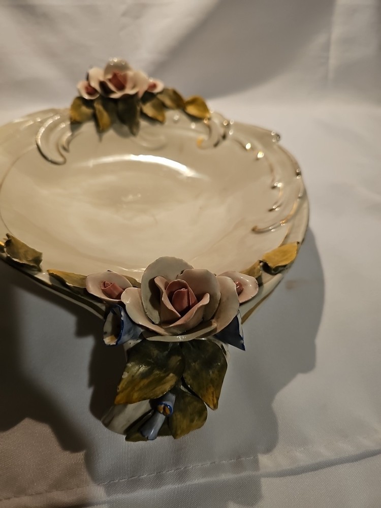 Antique Rose Platter.