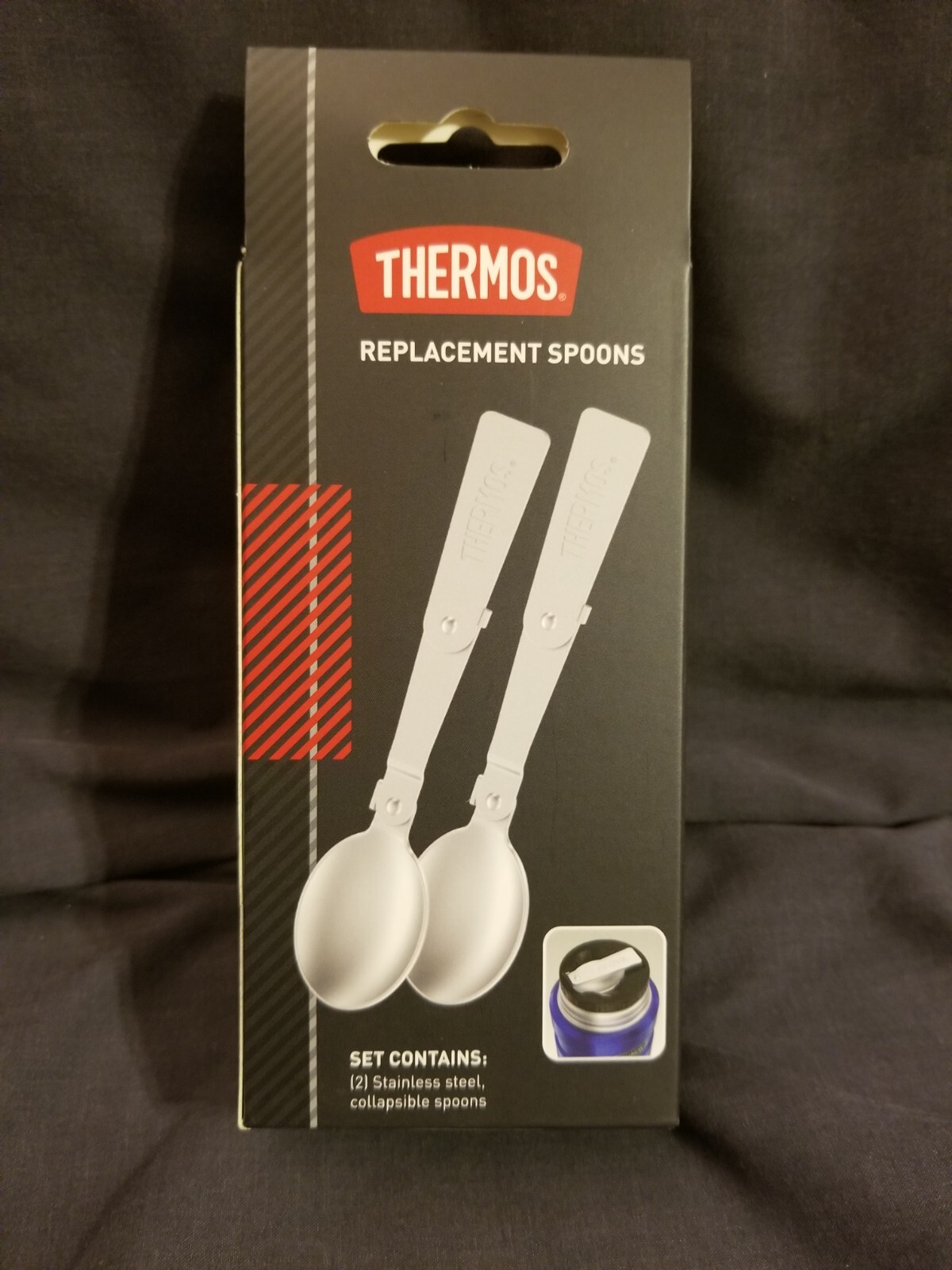 Thermos Foldable Metal Replacement Spoons - Set of Two