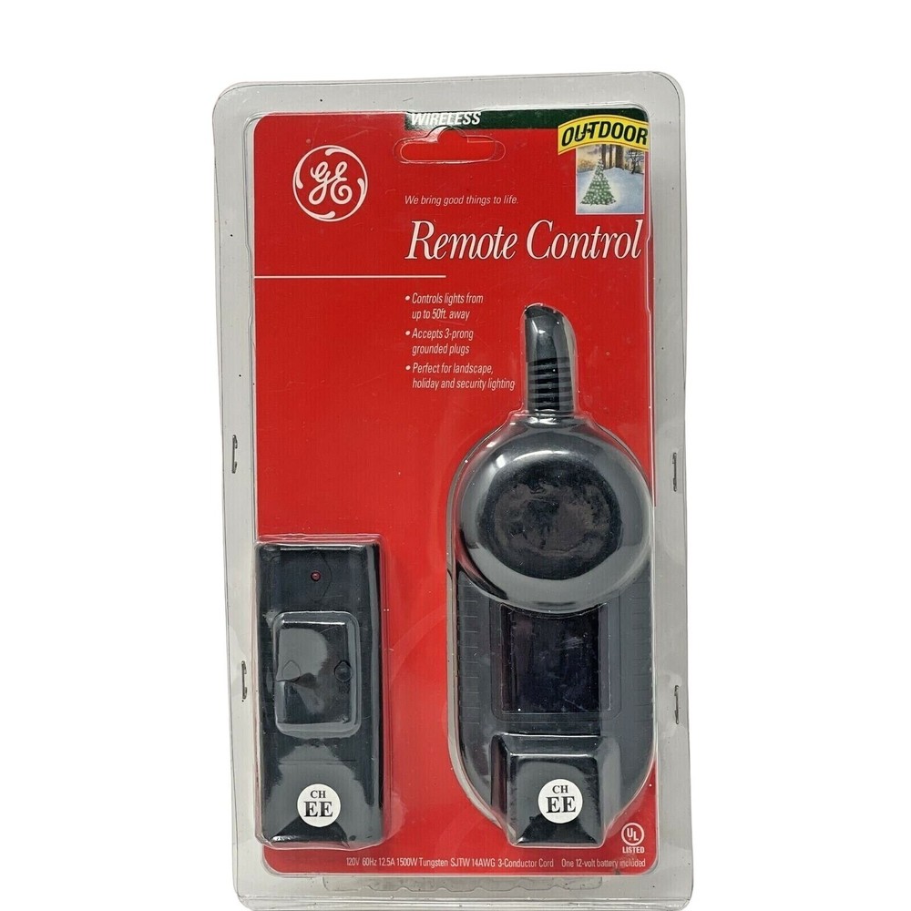 New GE Wireless Remote Control Landscape, Holiday, Security Lights