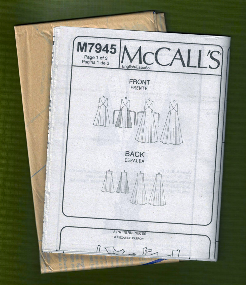 Easy Summer V-Neck Pullover Dress Sewing Pattern (Sizes 14-22) McCalls 7945