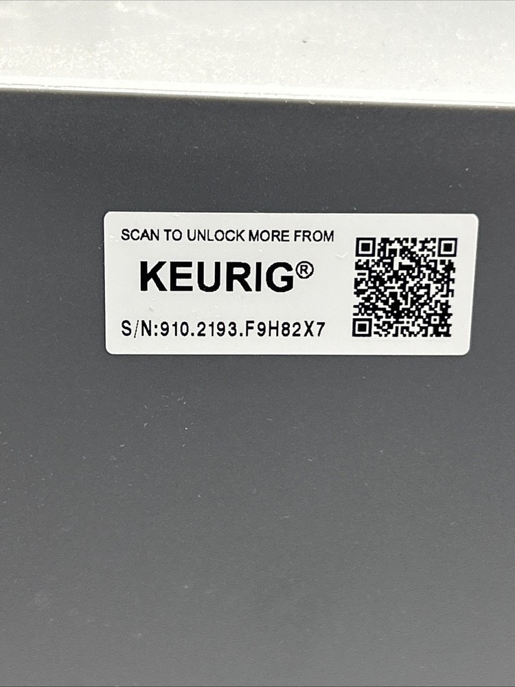KEURIG K-Supreme K-910 Coffee Maker UNIT ONLY REPLACEMENT TESTED WORKING BOX