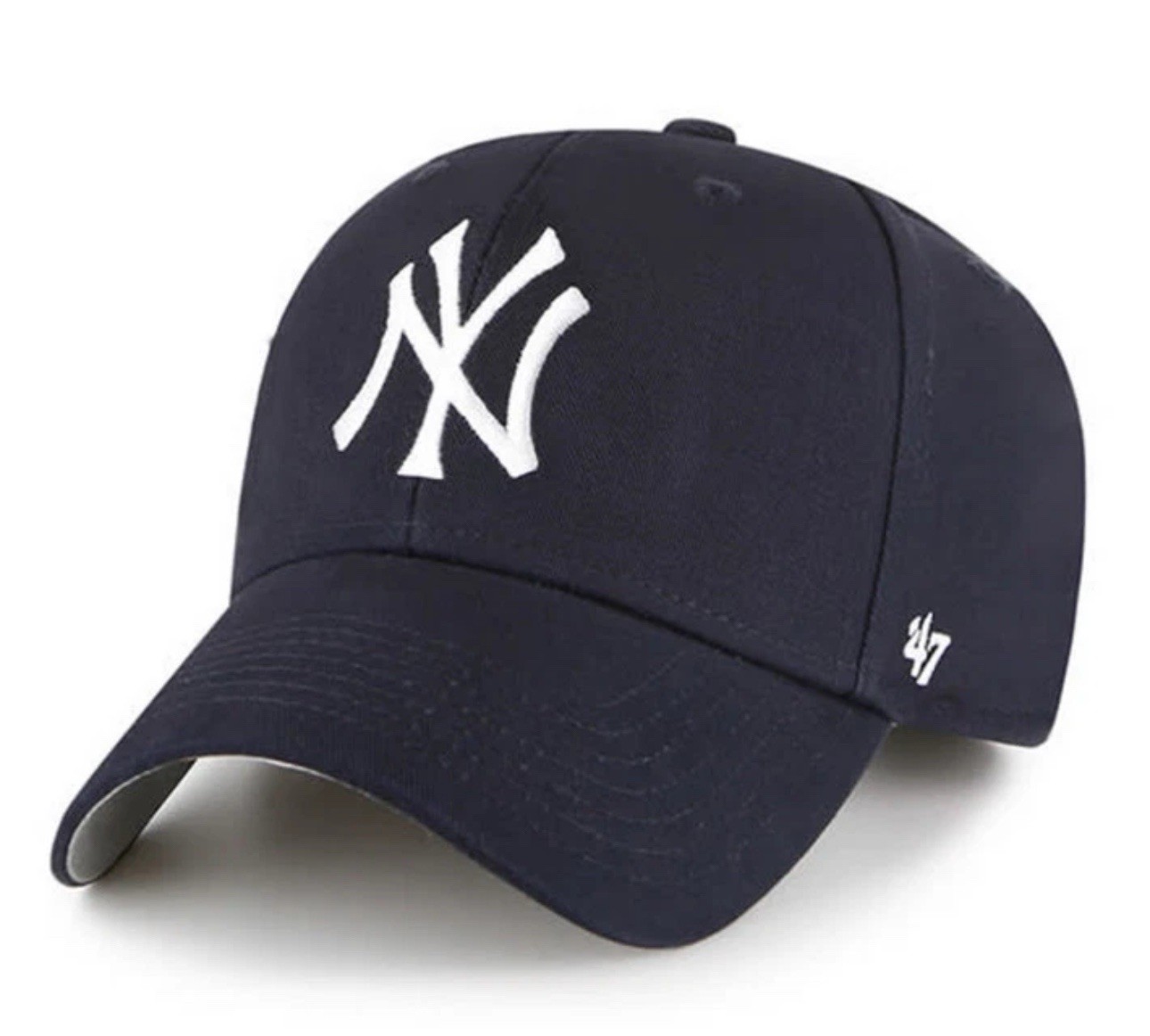 Youth New York Yankees Hat 47 Brand MVP Adjustable Kids MLB Baseball Cap Navy