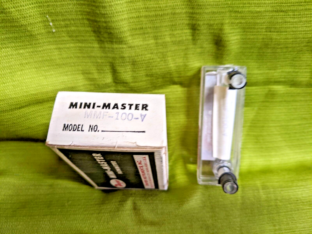 DWYER FLOWMETER MMF-100-V MINI MASTER