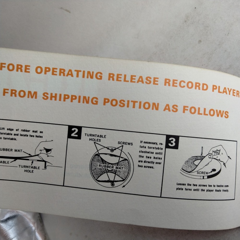 RCA Stereo Modules Operating Instructions And Warranty Vintage