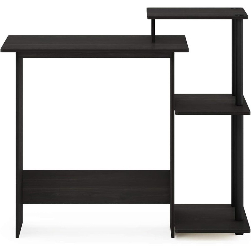 Compact Computer Desk W/ CPU Storage & Printer Shelf Easy Assembly Sturdy Dorm