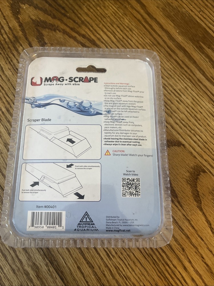 GULFSTREAM TROPICAL AQUAR Mag-Float Scrape Replacement Scrapers Large+