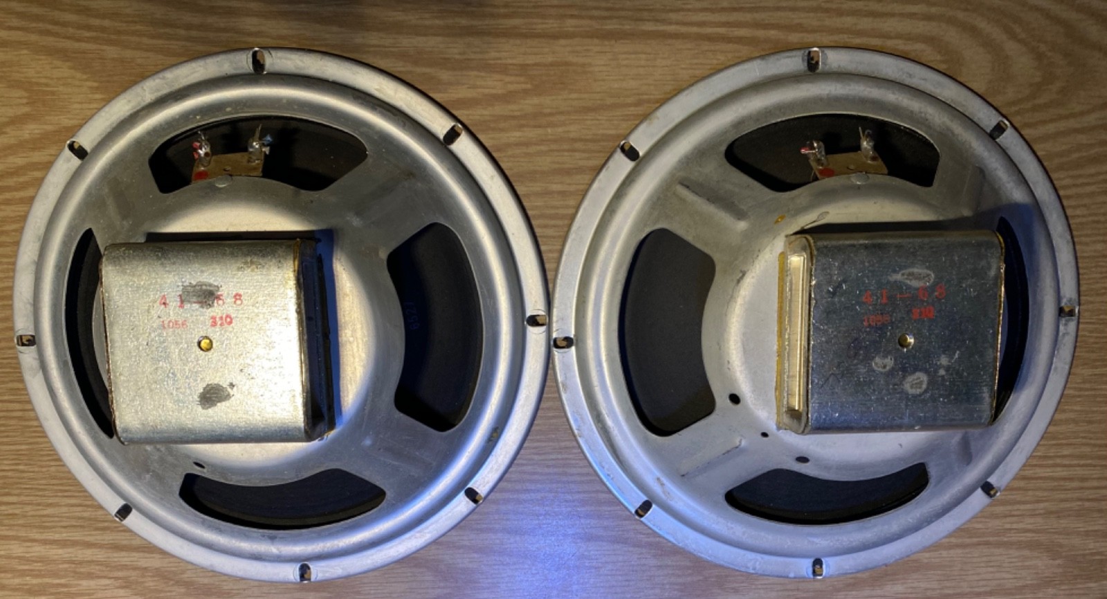 Vintage Fisher 10" inch Alnico 8 ohm Speakers from console 1056-310