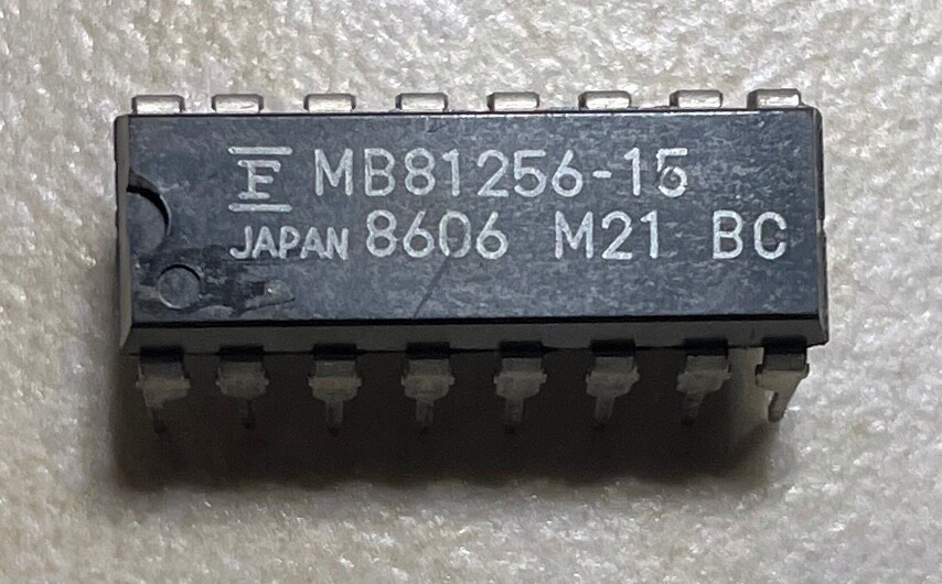 Fujitsu MB81256-15 41256 256K Dynamic RAM