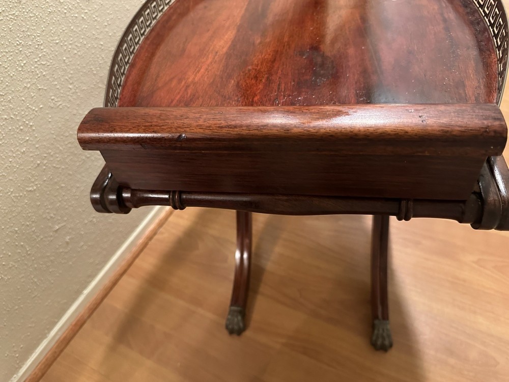 FERGUSON Regency Style Vintage Tray Top Server Table