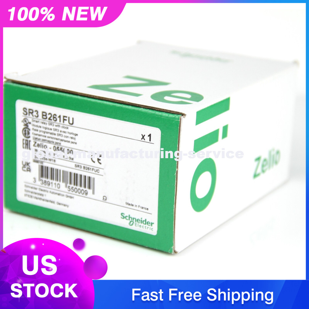 NEW Schneider SR3B261FU Relay Electric Extendable Modular PLC
