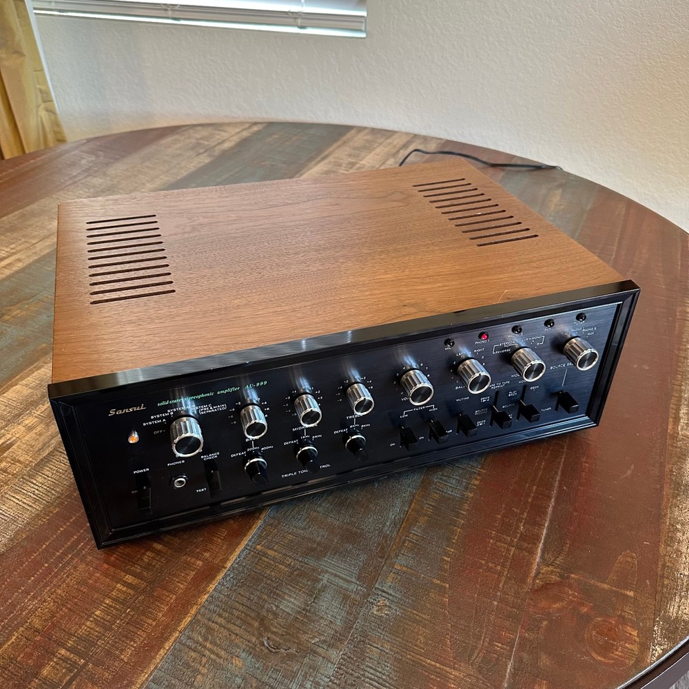 Sansui AU-999 Integrated Amplifier - Beautiful, Tested, Working