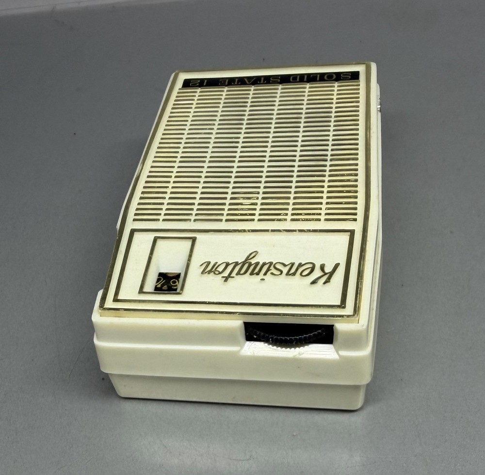 Vintage Kingston Solid State Transistor Radio ~ Works ~ With Case