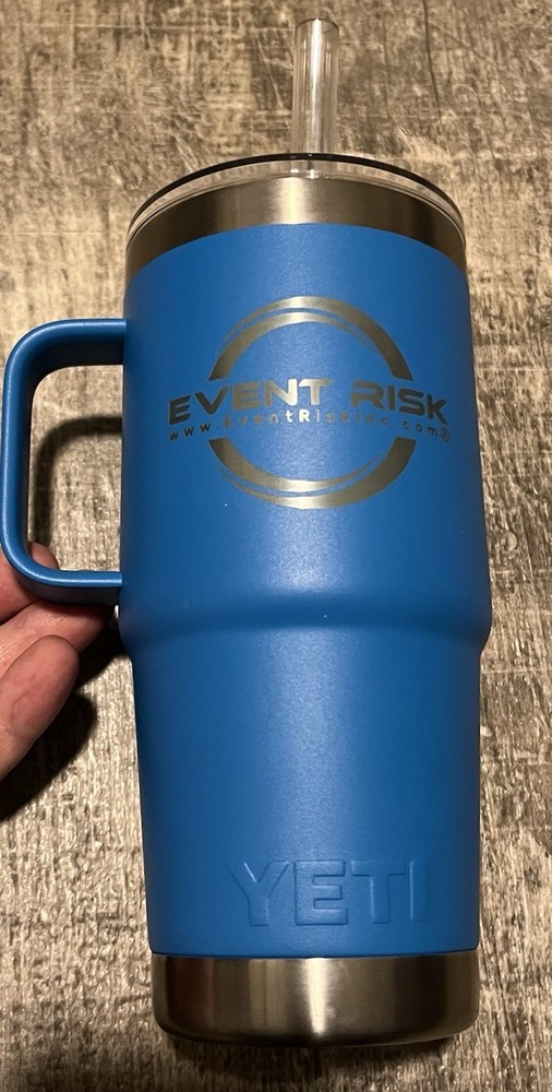 Yeti Rambler 25 oz Straw Mug Blue