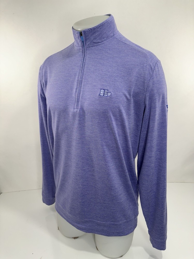 JOHNNIE-O / DOUBLE EAGLE Golf Club Mens M Pullover Performance Sweater