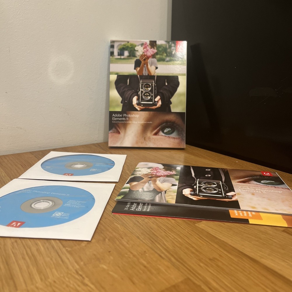 Adobe Photoshop Elements 11 for WIN & MAC  *WILL NOT WORK FOR WIN 10 or 11.