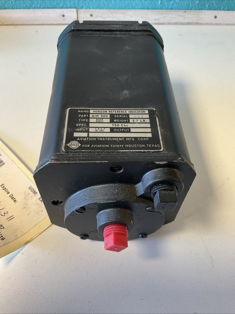 AIM Attitude Indicator P/N AIM-500A