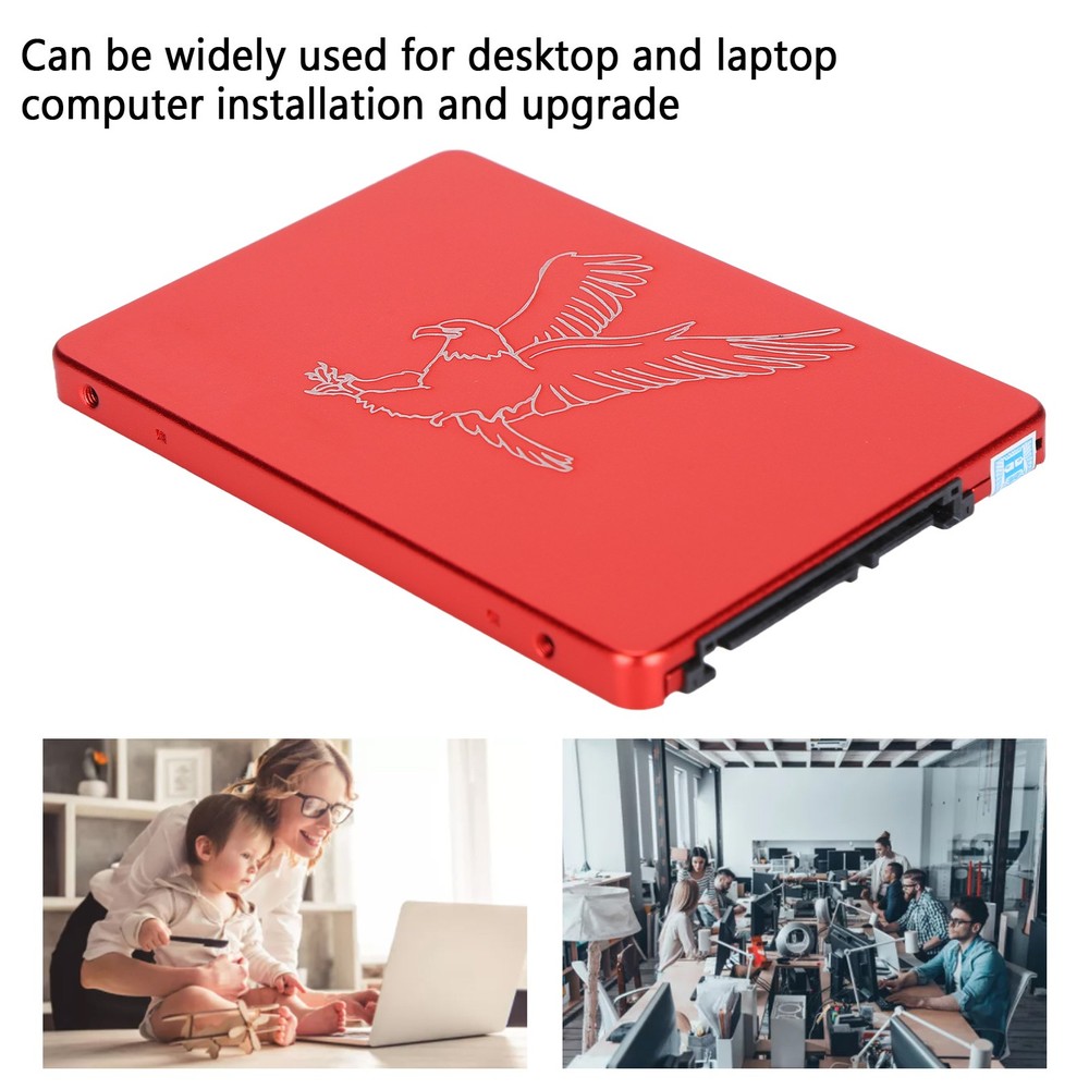 16GB Hsthe Sea Mobile Solid State Disk Portable 2.5 Inch Metal Eagle Red WT